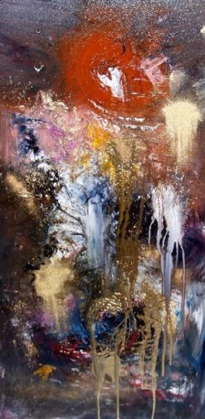 「L'alchimique cavern…」というタイトルの絵画 Muriel Cayetによって, オリジナルのアートワーク