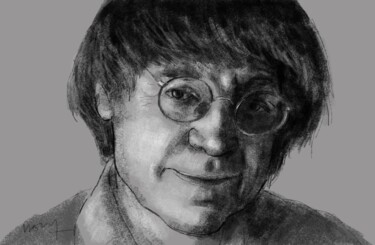 Portrait de Cabu.jpg Arts numériques intitulée "Portrait de Cabu.jpg" par Sandrine Wely, Œuvre d'art originale