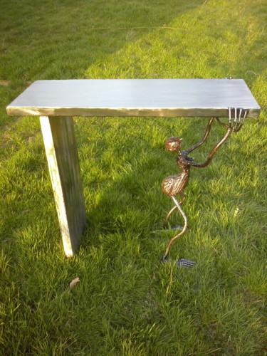 Sculpture intitulée "Petite Console" par Didier Dantras, Œuvre d'art originale