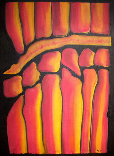 Painting titled "Harmonic Resonance" by Jo Moore, Original Artwork, Oil