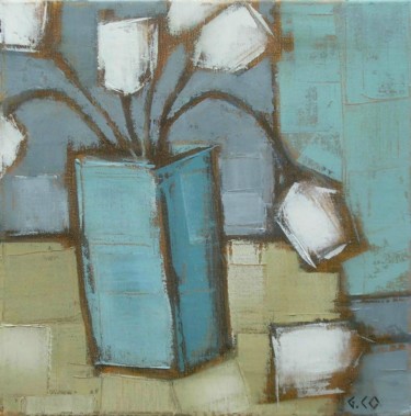 Peinture intitulée "Tulipes" par Gérard Cottereau, Œuvre d'art originale, Huile