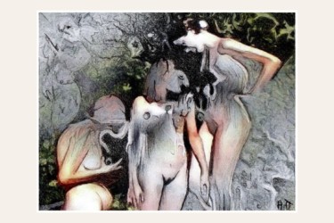 绘画 标题为“Abribus II” 由Alexandre Podgorny, 原创艺术品