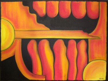Painting titled "Symphony" by Jo Moore, Original Artwork, Oil