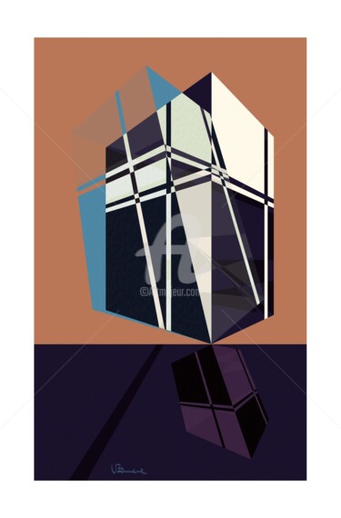 Monument to the contingency Digitale Kunst getiteld "Monument to the con…" door Uro Bannera, Origineel Kunstwerk, Digitaal Schilderwerk