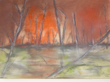 Apocalypse Peinture intitulée "Apocalypse" par Rolande D'Hoye, Œuvre d'art originale, Pastel