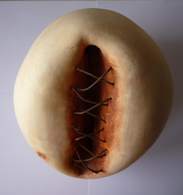 Installation titled "tradition-mutilatio…" by Marie-Claire Touya, Original Artwork, Installation Art