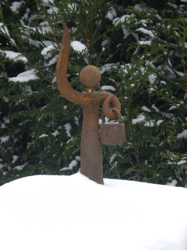 Sculpture intitulée "Héllo Miss !!!" par Jean Marc, Œuvre d'art originale