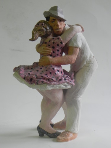 Sculpture intitulée "Salsa" par Nicola Deux, Œuvre d'art originale, Céramique