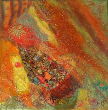 Peinture intitulée "Joyaux" par Martine Capdeville-Lacomme, Œuvre d'art originale, Acrylique