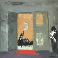 Peinture intitulée "espace de sérénité" par Roudneff, Œuvre d'art originale