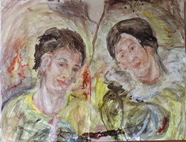 Suspendida función Pintura titulada "Suspendida función" por Edna Cantoral Acosta, Obra de arte original