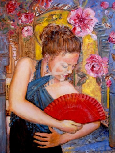 Alma Andaluza Peinture intitulée "Alma Andaluza" par Isabelle Jacq (Gamboena), Œuvre d'art originale, Acrylique