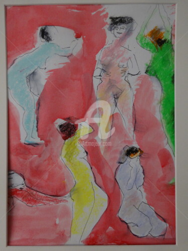 Il en a vu de toutes les couleurs. Dessin intitulée "Il en a vu de toute…" par Jacques Stemer, Œuvre d'art originale, Encre