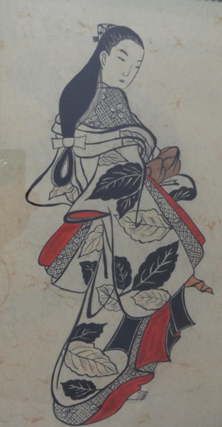 Peinture intitulée "Estamp" par Martine Capdeville-Lacomme, Œuvre d'art originale, Encre