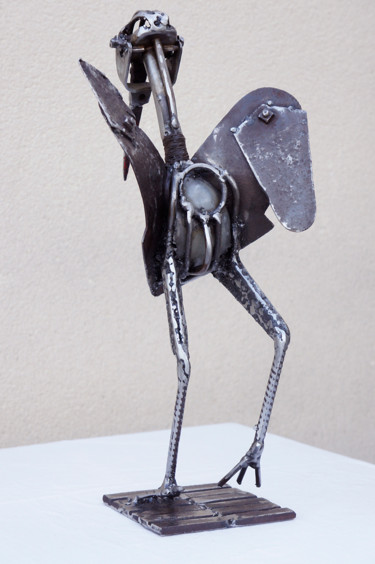 LA RIFLETTE (sculpture de 50cm) 雕塑 标题为“LA RIFLETTE (sculpt…” 由Jean-Luc Lacroix (JL LACROIX), 原创艺术品, 金属