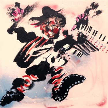 绘画 标题为“clown-1.” 由Danielle Lamaison, 原创艺术品, 墨