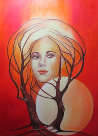 Peinture intitulée "In the light of life" par Alix, Œuvre d'art originale, Huile