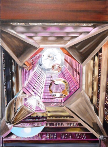 Peinture intitulée "la vérité est aille…" par Manu Surreabulliste, Œuvre d'art originale