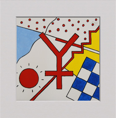 Schilderij getiteld "Kilian Leonard Dax:…" door Kilian Leonard Dax, Origineel Kunstwerk, Acryl