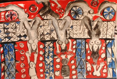 Pintura titulada "april-3.jpg" por Dhiraj Choudhary, Obra de arte original