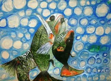 Pintura titulada "feb-25.jpg" por Dhiraj Choudhary, Obra de arte original