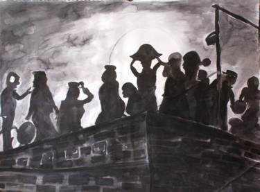 Pintura titulada "jan-16.jpg" por Dhiraj Choudhary, Obra de arte original