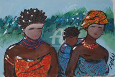 제목이 "mulheres africanas"인 미술작품 Milu Petersen로, 원작