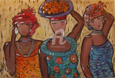 제목이 "mulheres Macuas"인 미술작품 Milu Petersen로, 원작