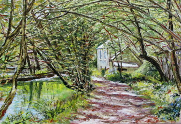 LA PROMENADES DES PEINTRES A PONT-AVEN VERS LE MOULIN NEUF