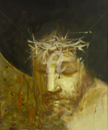 Painting titled "For Deepest Love (s…" by Subrata Chatterjee, Original Artwork