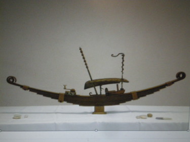 Sculpture intitulée "Le Chao  Phraya  ." par Jean Marc, Œuvre d'art originale