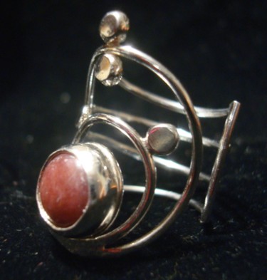 Artesanía titulada "Anillo Espacial 1" por Maga, Obra de arte original, Joyas
