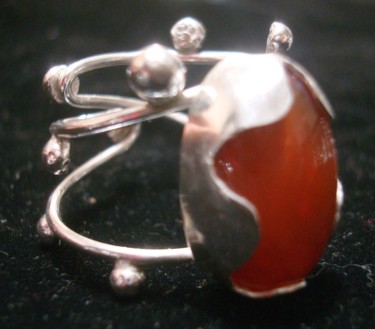 Artesanía titulada "Anillo Espacial 7" por Maga, Obra de arte original, Joyas