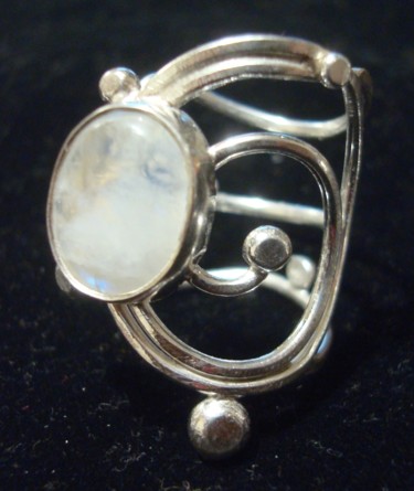 Artesanía titulada "Anillo Espacial 2" por Maga, Obra de arte original, Joyas