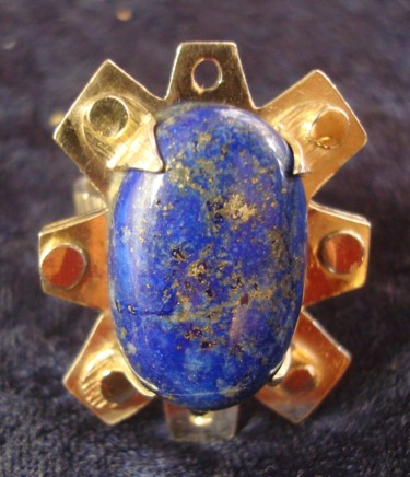 Artesanía titulada "Anillo de Plata con…" por Maga, Obra de arte original, Joyas