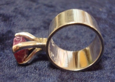 Artesanía titulada "Anillo de Plata con…" por Maga, Obra de arte original, Joyas