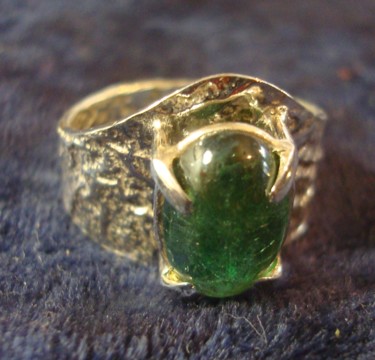 Artesanía titulada "Anillo de Plata con…" por Maga, Obra de arte original, Joyas