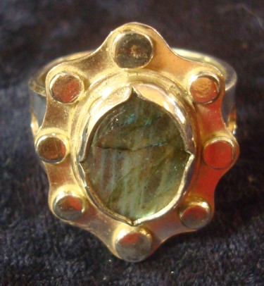 Artesanía titulada "Anillo de Plata con…" por Maga, Obra de arte original, Joyas