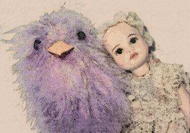 doll-and-bird.jpg Digital Arts titled "doll-and-bird.jpg" by Ruta Sevo, Original Artwork