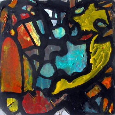 Painting titled "Vitrail 2.jpg" by Jean-Luc Perrault, Original Artwork