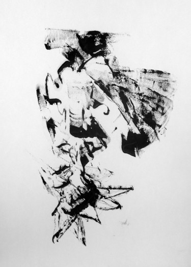 Dessin intitulée "Flamenco.jpg" par Jean-Luc Perrault, Œuvre d'art originale