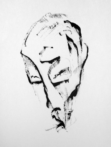 Dessin intitulée "Introspection.jpg" par Jean-Luc Perrault, Œuvre d'art originale