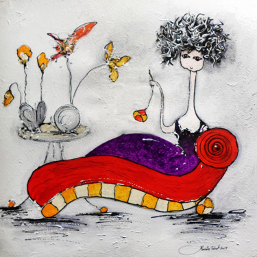 Painting titled "Sans titre 078" by Karim Tabit, Original Artwork, Other