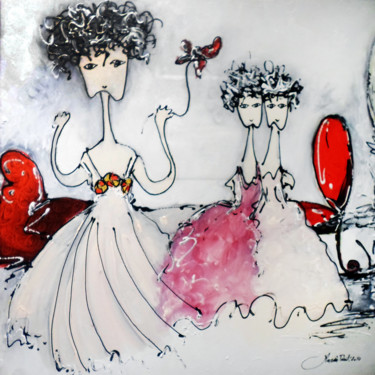 Painting titled "Sans titre 079" by Karim Tabit, Original Artwork, Other