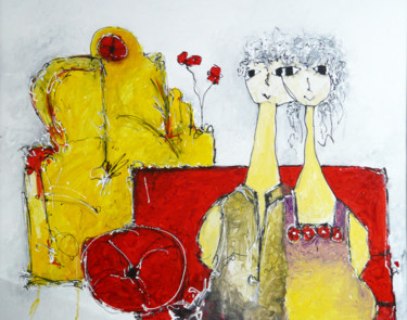 Painting titled "Sans titre 046" by Karim Tabit, Original Artwork, Other