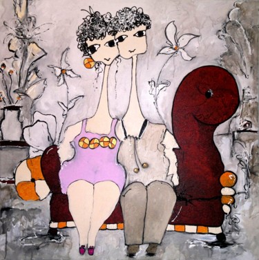 Painting titled "Sans titre 060" by Karim Tabit, Original Artwork, Other