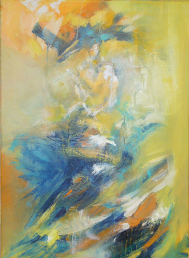 Peinture intitulée "Resonancia" par Isabelle Verdenne, Œuvre d'art originale, Huile
