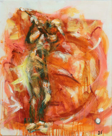 Peinture intitulée "Trou n° 1" par Isabelle Verdenne, Œuvre d'art originale, Huile