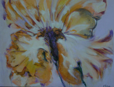 Peinture intitulée "Iris 2" par Isabelle Verdenne, Œuvre d'art originale, Huile