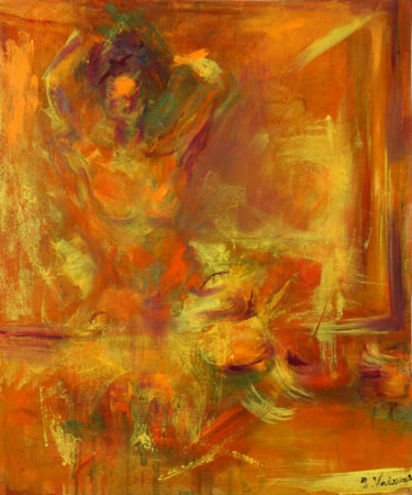 Peinture intitulée "Miroitement" par Isabelle Verdenne, Œuvre d'art originale, Huile